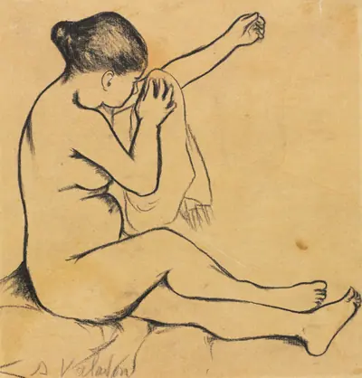Seated Female Nude