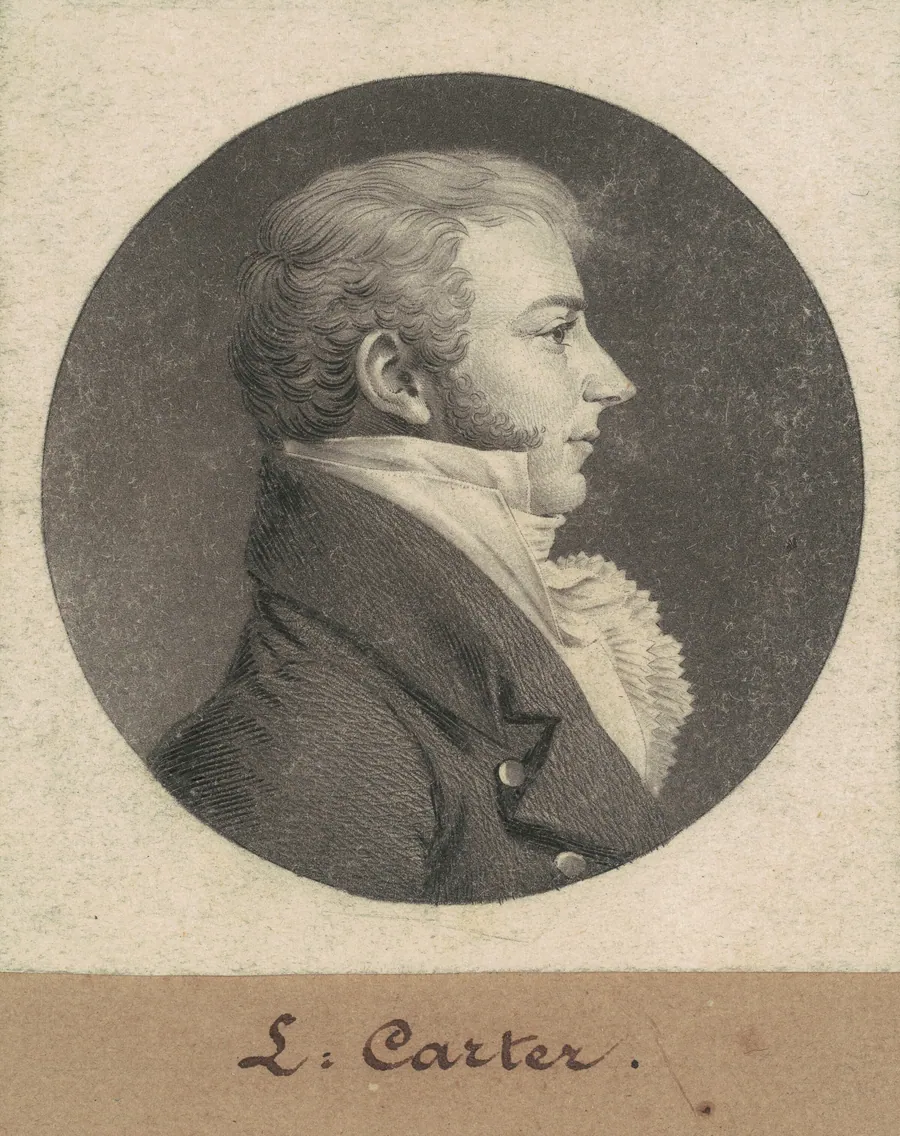Robert Baylor Carter by Charles B. J. Févret de Saint-Mémin