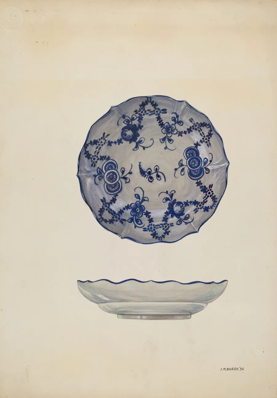 Saucer by Irene M. Burge