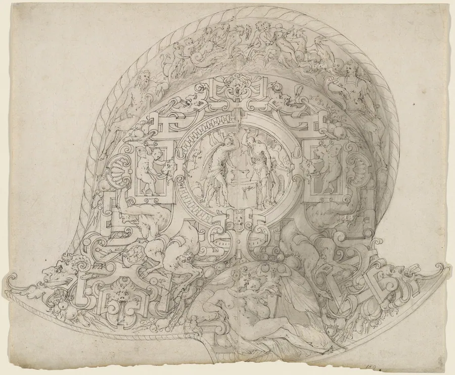 Design for a Burgonet Helmet by Jean Cousin the Elder