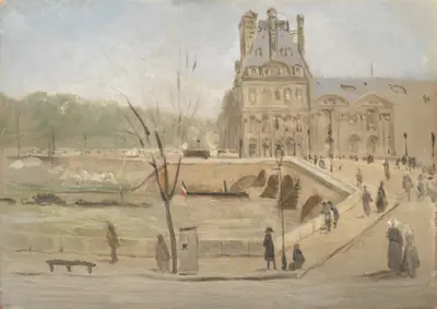Studie fra Pont Royal i Paris