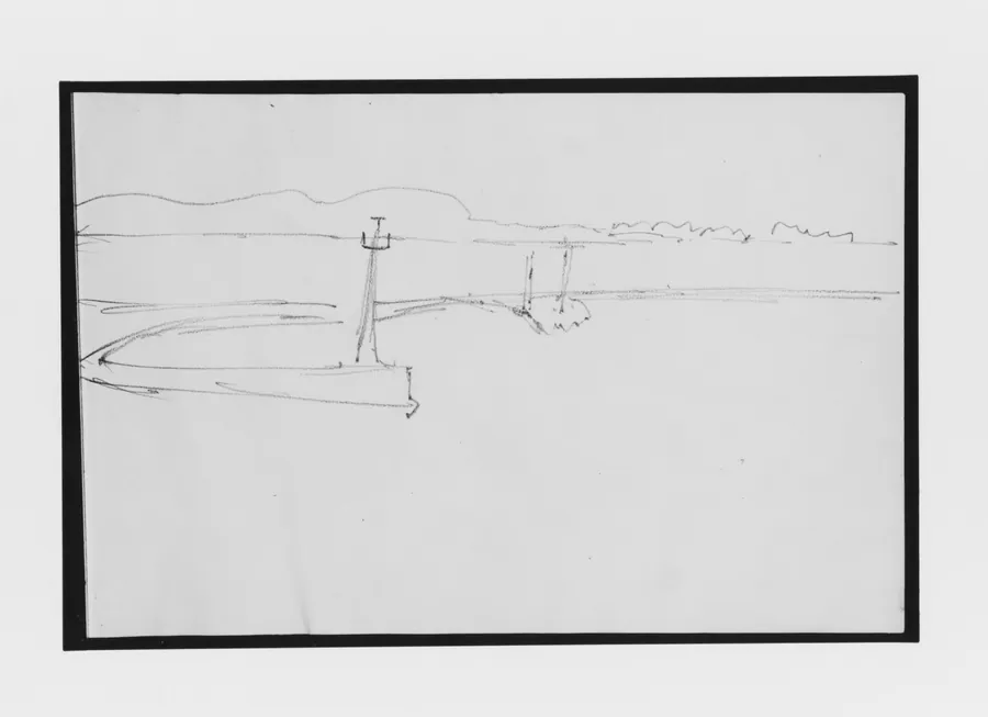 Landscape Study (from Sketchbook) by Mary Newbold Sargent