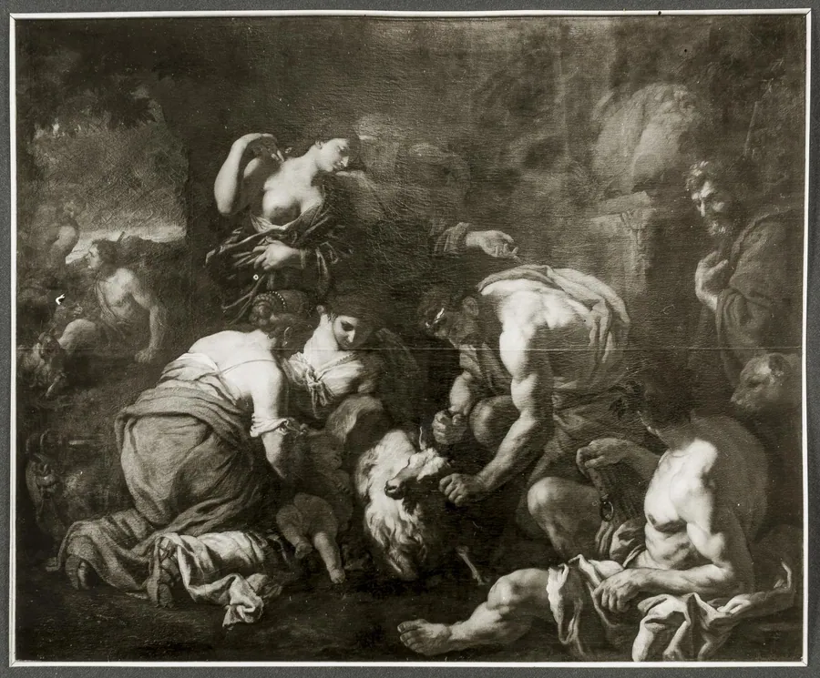 Jupiter dier geden Amalthea by Johann Carl Loth