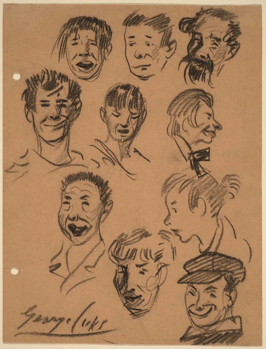Ten Heads by George Luks