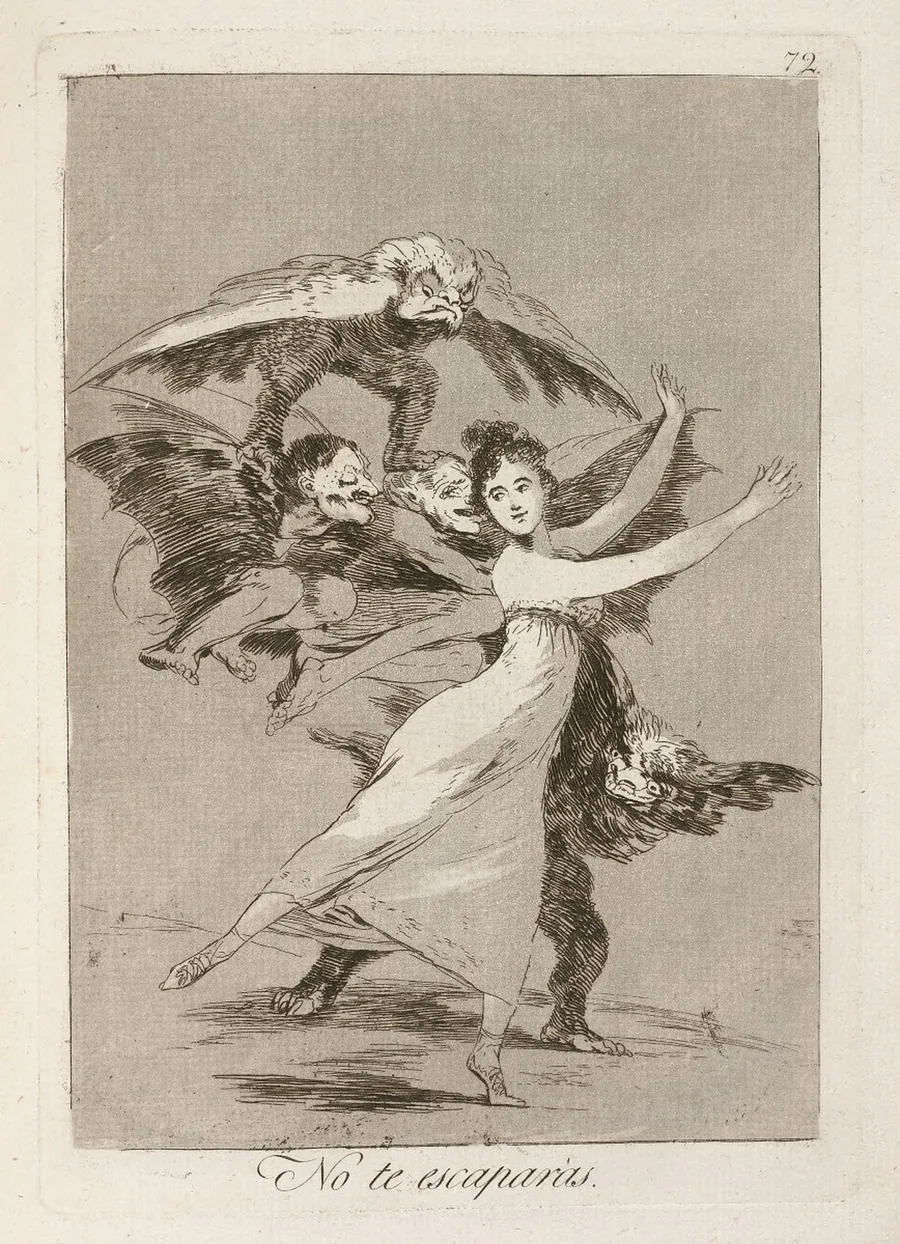 No te escaparas (You Will Not Escape) by Francisco Goya