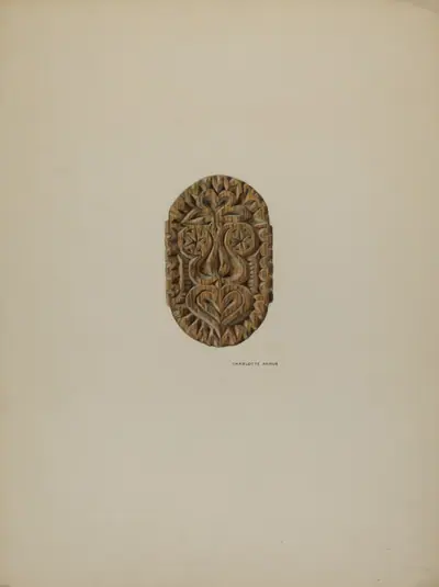 Pa. German Block Used in Pressing and Steaming