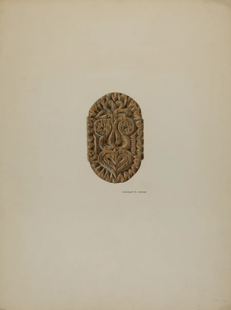 Pa. German Block Used in Pressing and Steaming by Charlotte Angus