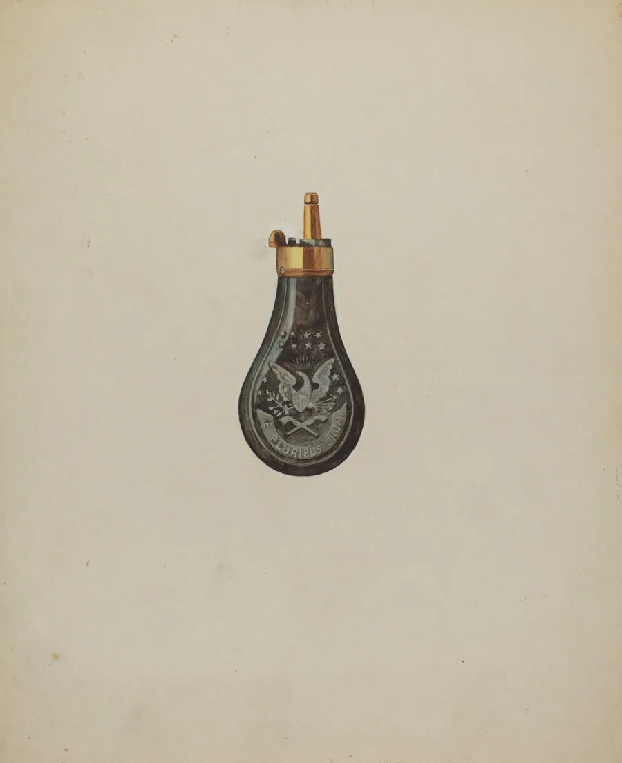 Powder Horn by Samuel O. Klein