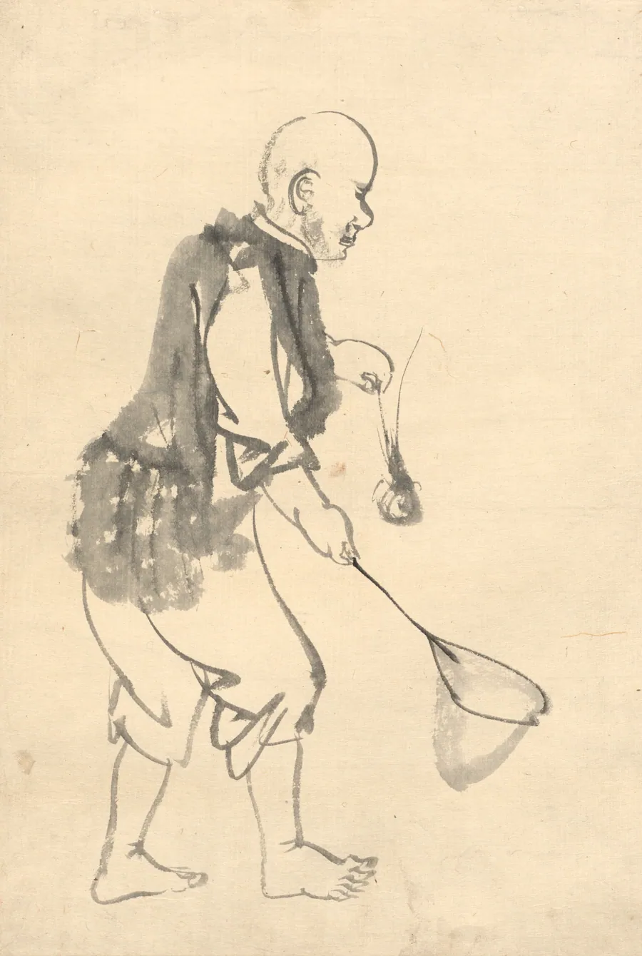 The Shrimp Fisherman by Kono Bairei
