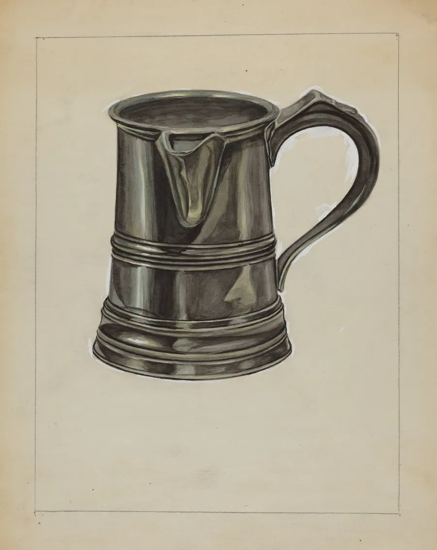 Pewter Pitcher by Hyman Pearlman