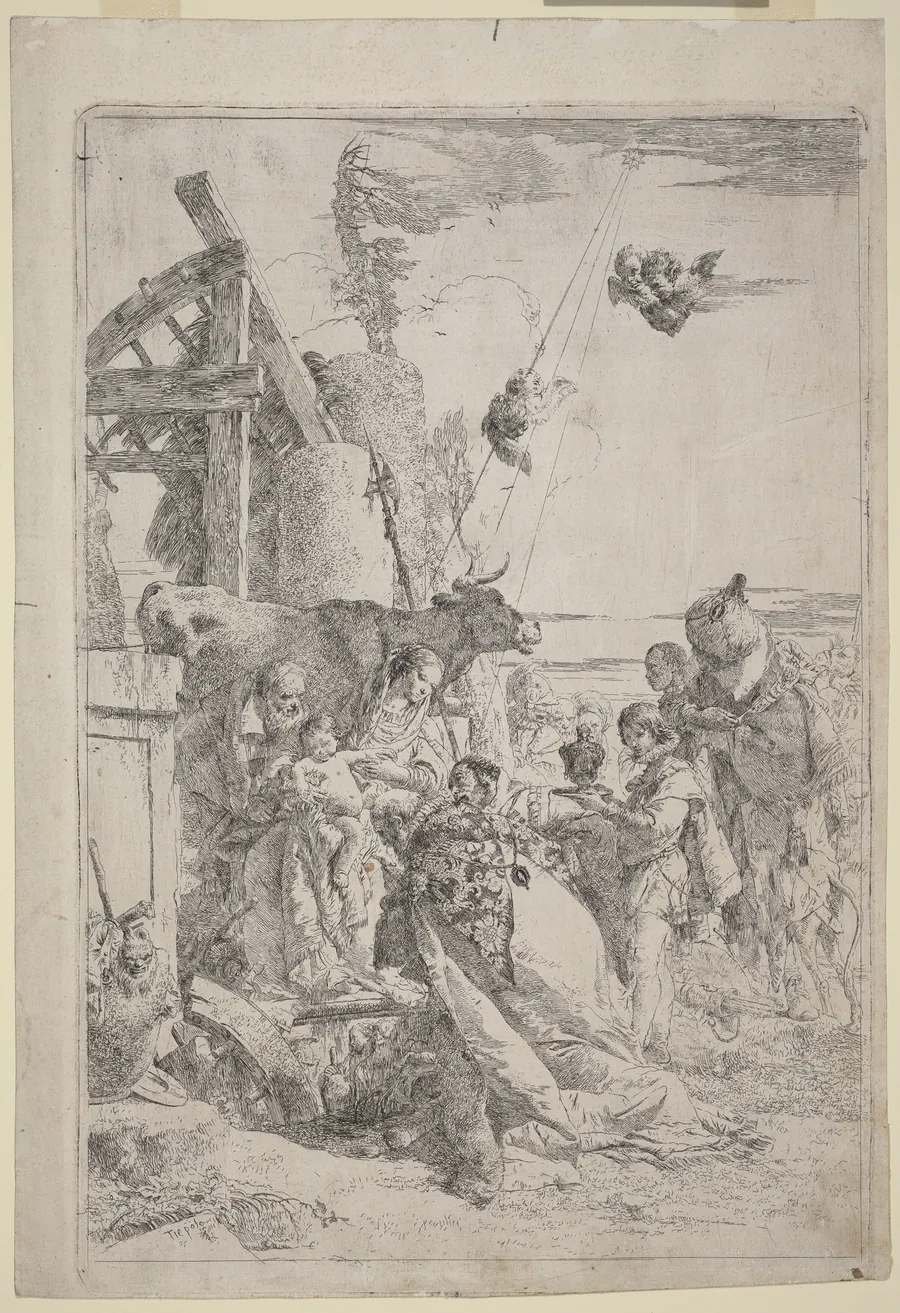 The Adoration of the Magi by Giovanni Battista Tiepolo