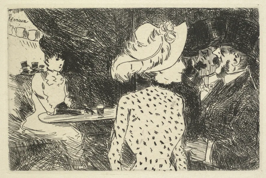 Cafe Scene by Jean Louis Forain