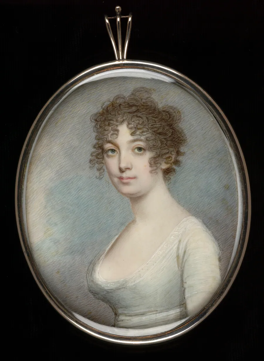 Jane Stone by Benjamin Trott, born Boston, MA ca. 1770-died Washington, DC 1843