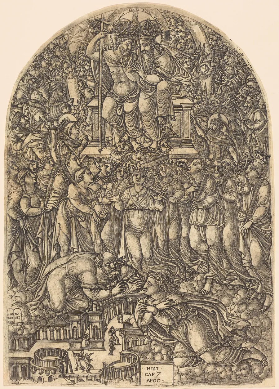 The Multitude Which Stands before the Throne by Jean Duvet