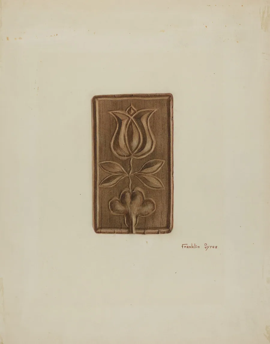 Pa. German Cake Mold by Franklyn Syres