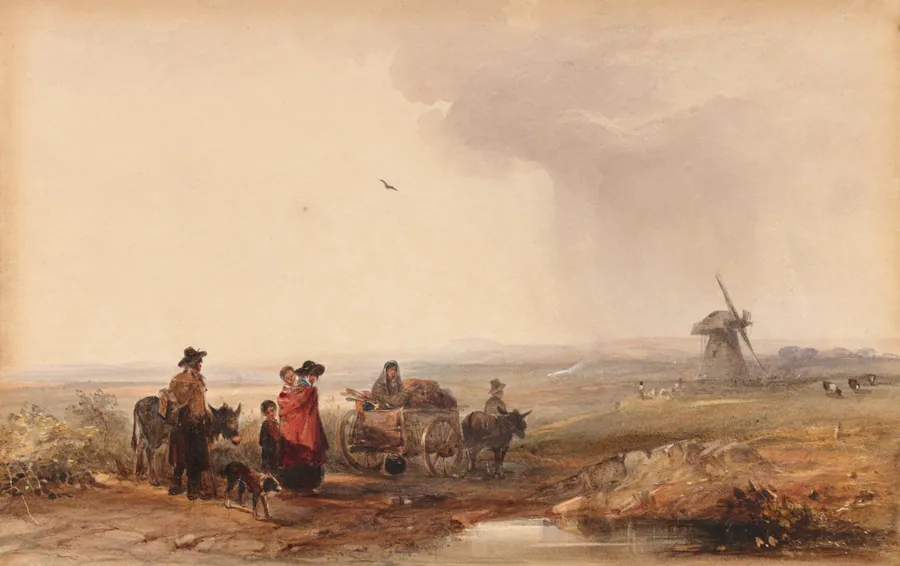 Gypsy Camp, Holland by George Bryant Campion