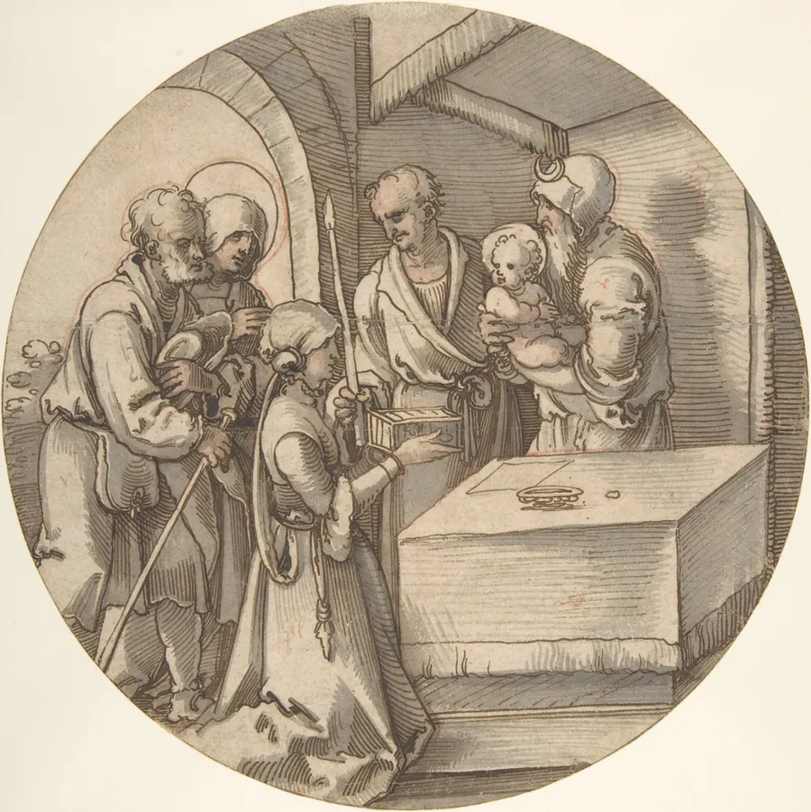 The Presentation of the Infant Jesus in the Temple by Sebald Beham