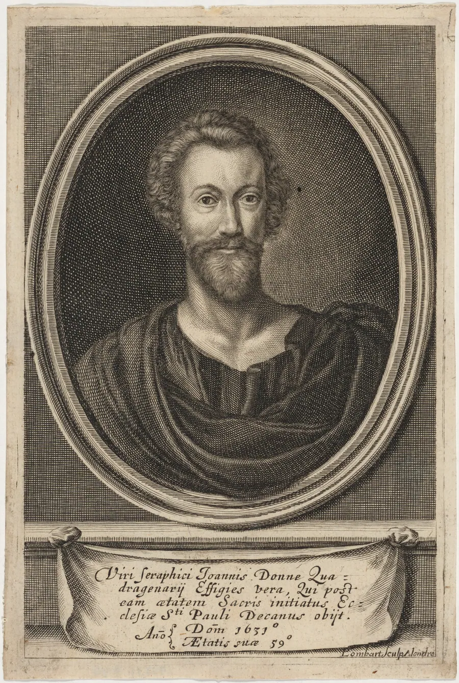 John Donne, Poet by Pierre Lombard