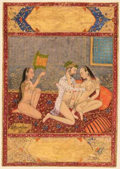 A King Making Love in the Harem