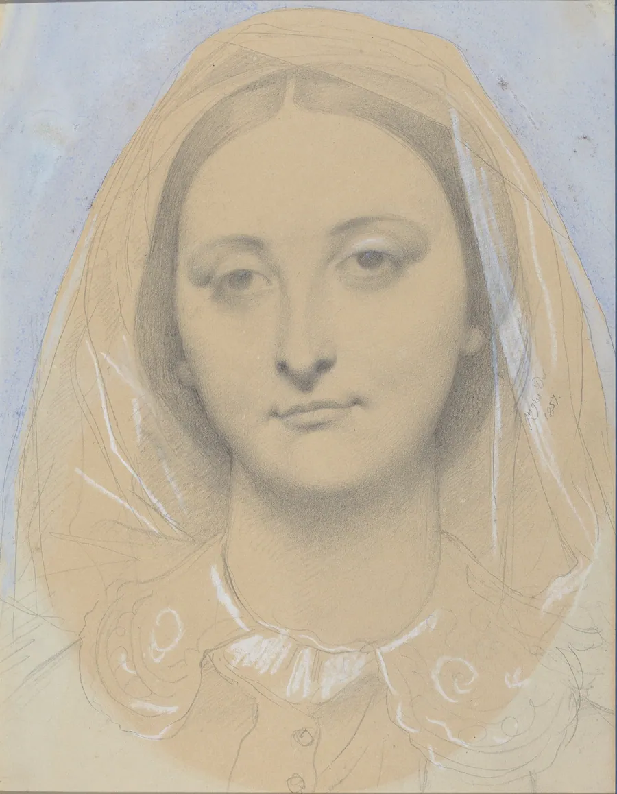 Mademoiselle Mary de Borderieux(?) by Jean-Auguste-Dominique Ingres