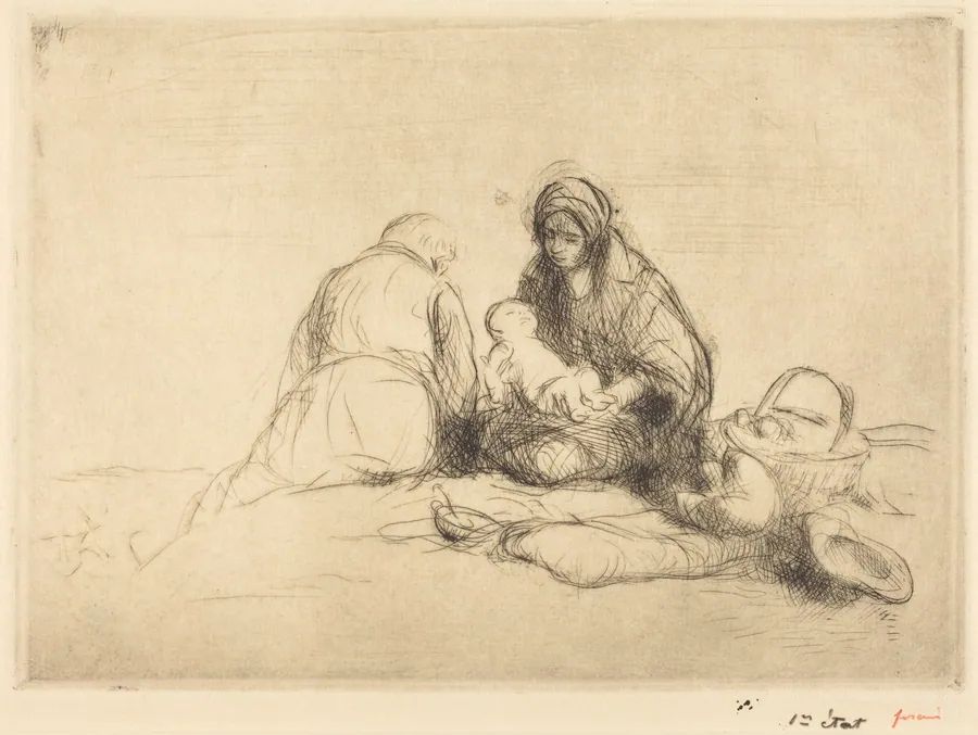 La repos en Egypte (The Rest in Egypt) by Jean-Louis Forain