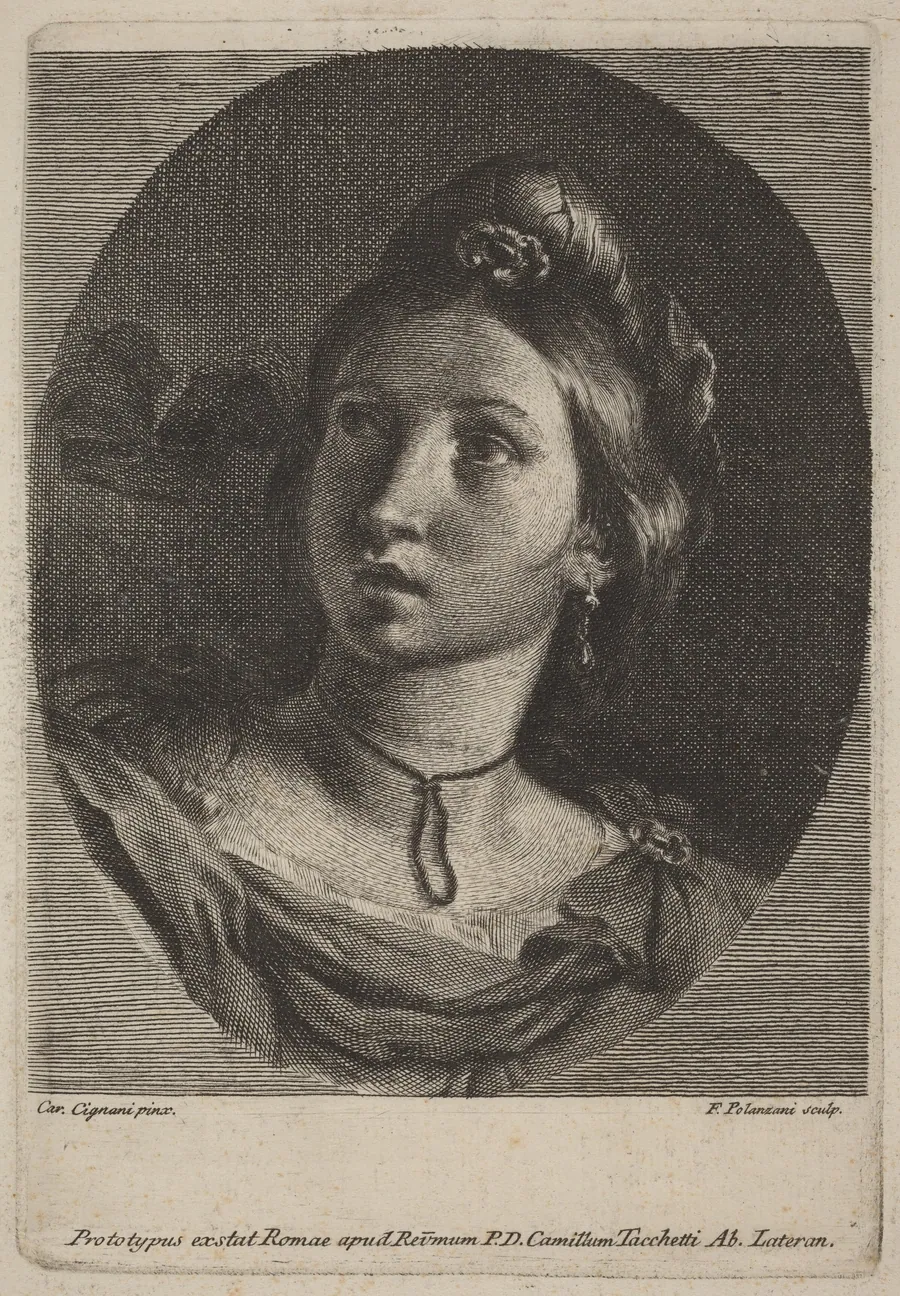Head of a Young Woman by Francesco Polanzani