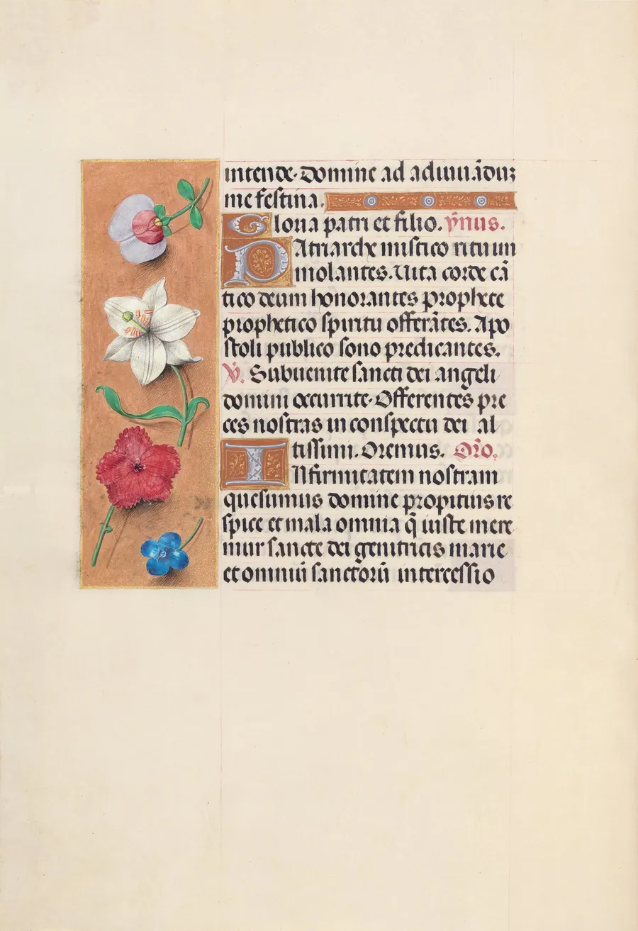 Hours of Queen Isabella the Catholic, Queen of Spain:  Fol. 39v by Master of the First Prayerbook of Maximillian
