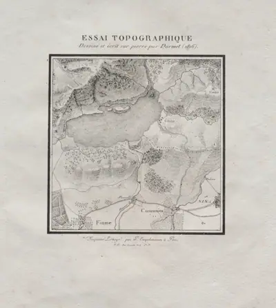 Receuil d'essais lithographiques:  Essai topographique