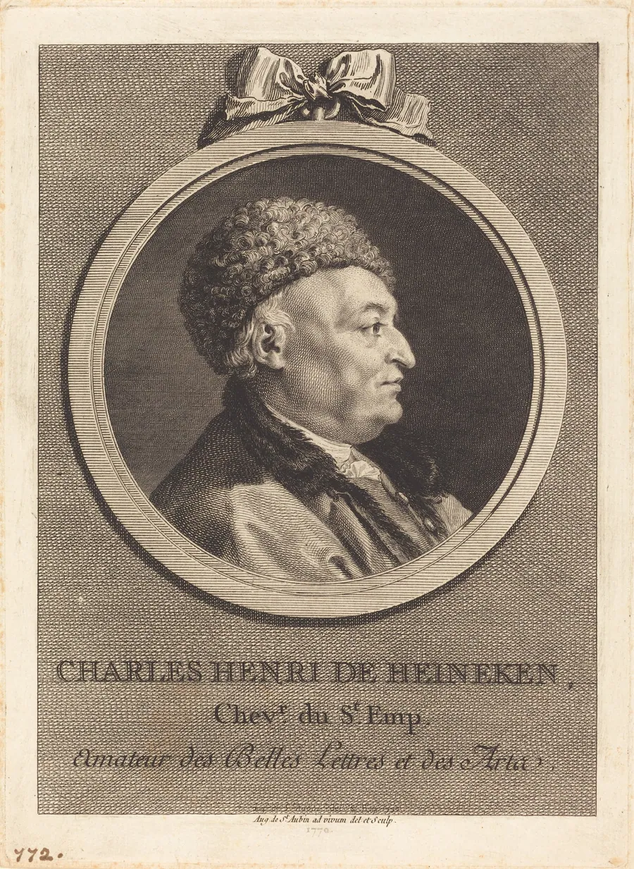 Charles Henri de Heineken by Augustin de Saint-Aubin