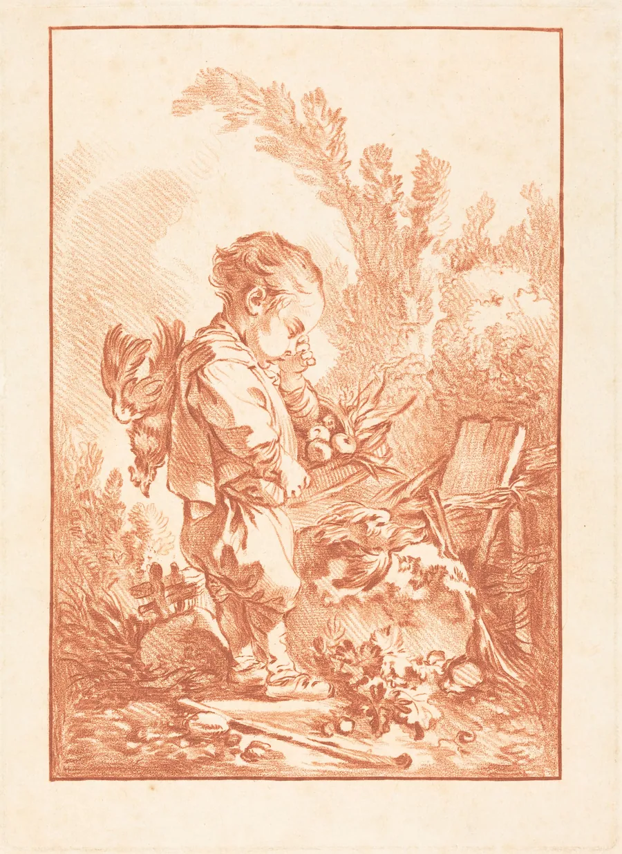 Le Maraudeur (The Thief) by Gilles Demarteau the Elder