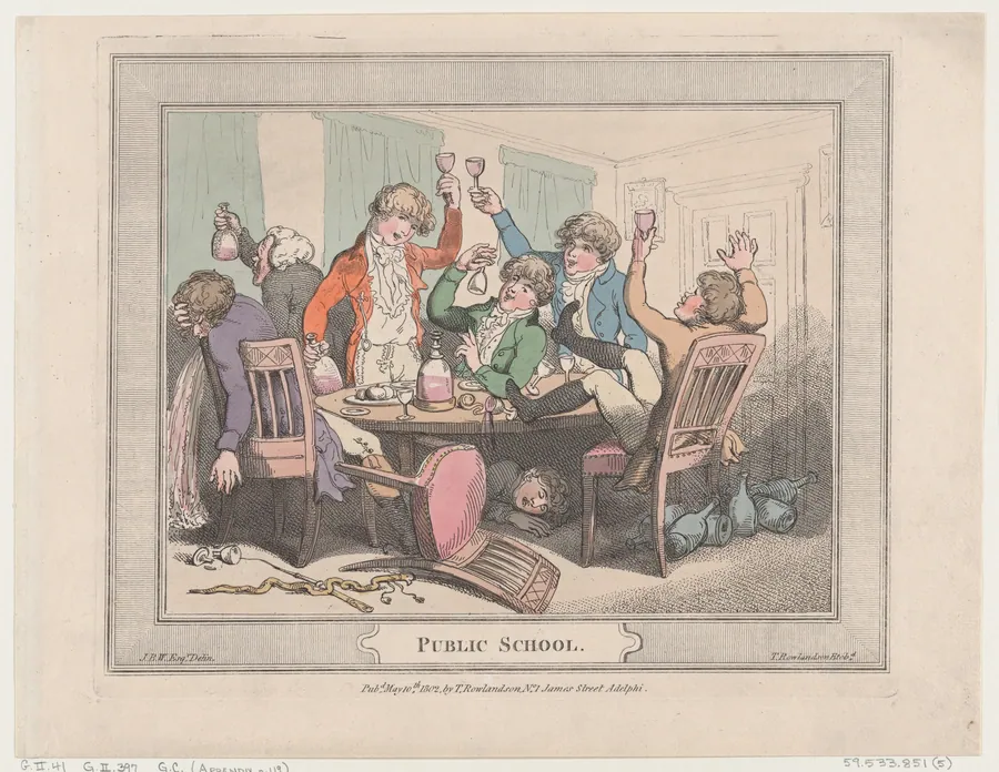 Public School by Thomas Rowlandson