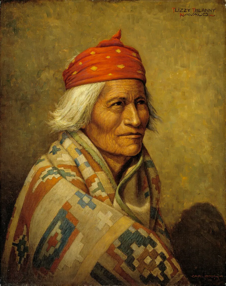 Tlizzy-Thlanny by Carl Moon, born Wilmington, OH 1879-died San Francisco, CA 1948