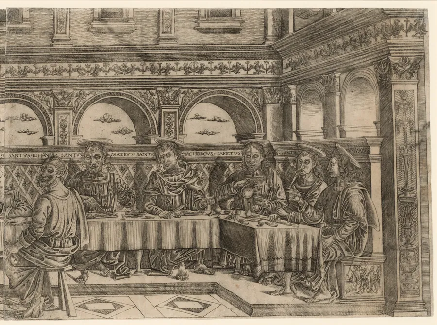 The Last Supper by Lucantonio degli Uberti