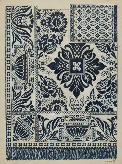 Handwoven Coverlet