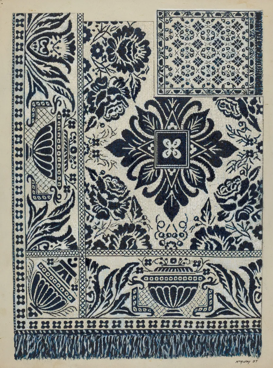 Handwoven Coverlet by William McAuley