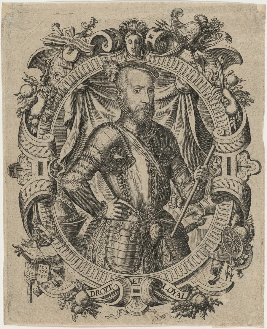 Robert Dudley, Earl of Leicester by Frans Hogenberg