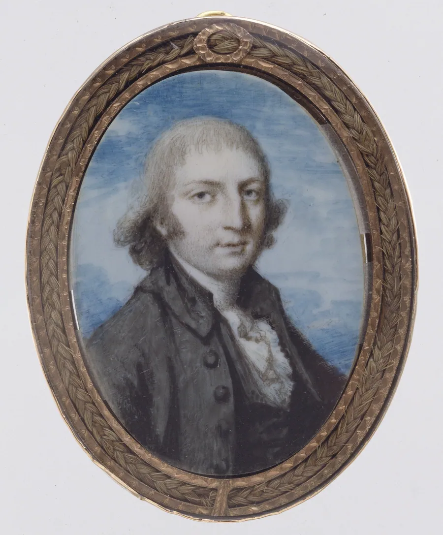 A Man with the Initials RH by British Painter