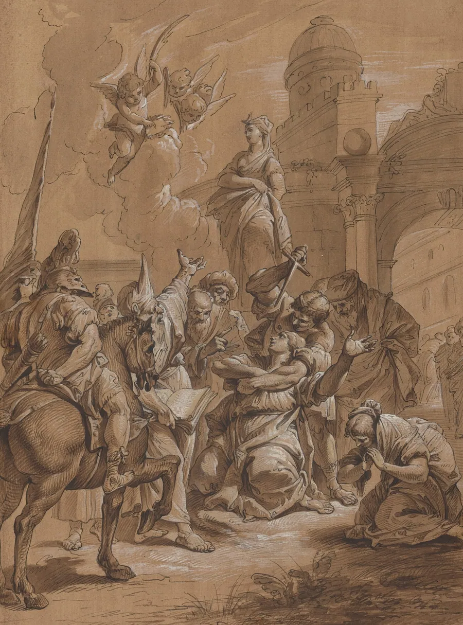 Martyrdom of a Female Saint by Anonymous Artist