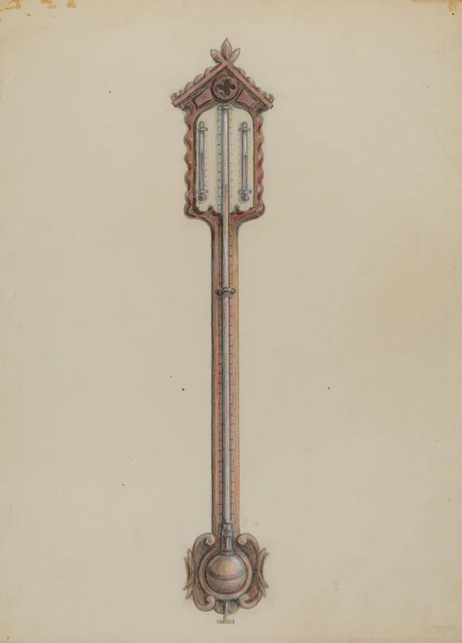 Thermometer by Franklin C. Moyan
