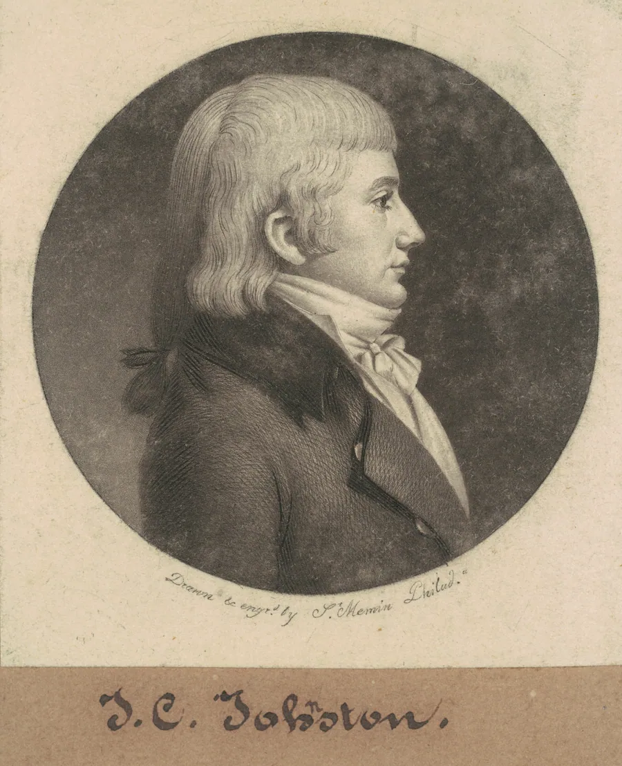 James Cathcart Johnston by Charles B. J. Févret de Saint-Mémin