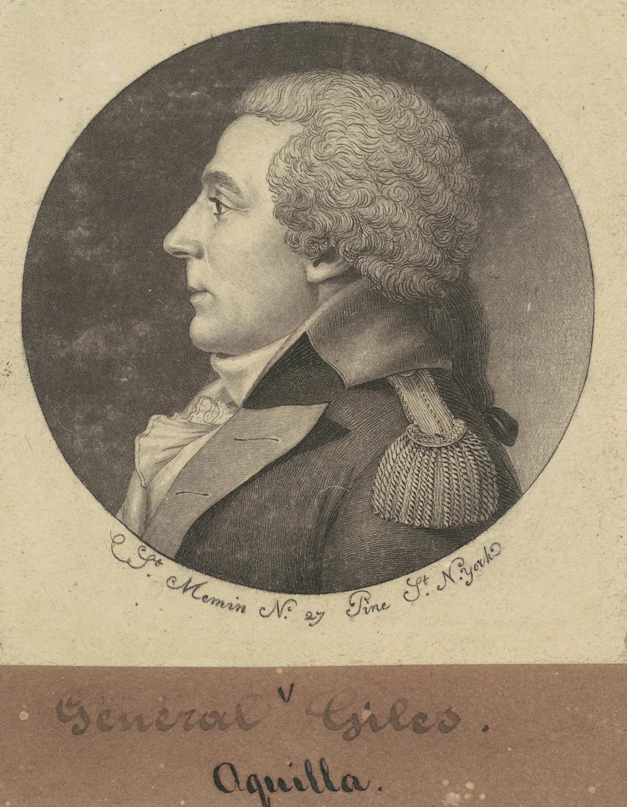Aquila Giles by Charles B. J. Févret de Saint-Mémin