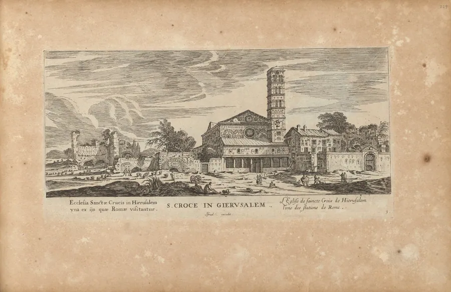 S. Croce in Gierusalem by Israël Silvestre