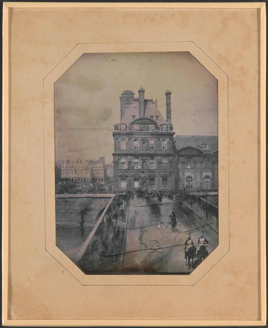 Défilé sur le Pont-Royal by Marie-Charles-Isidore Choiselat
