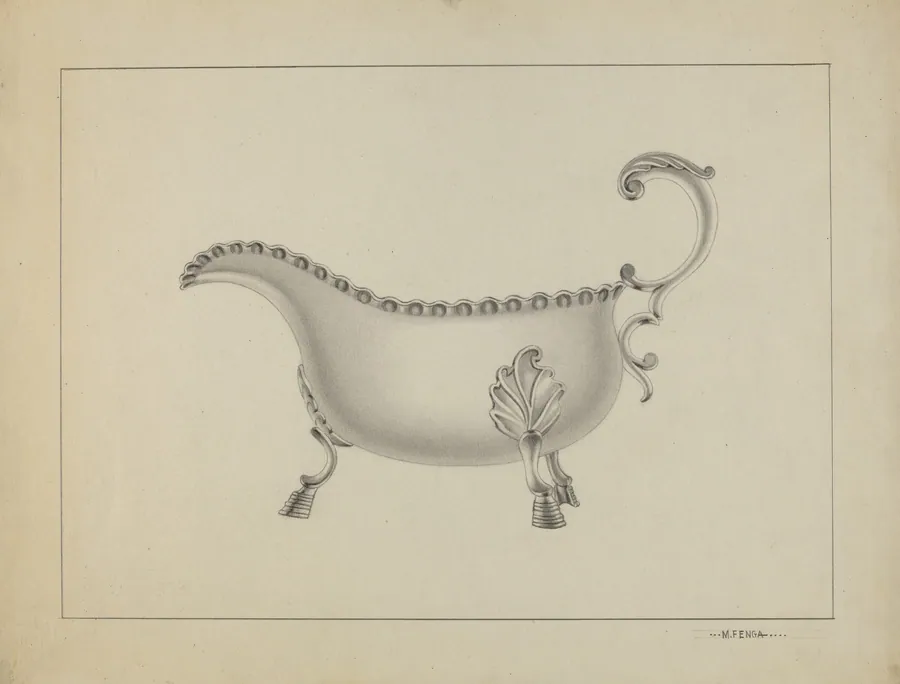 Silver Sauce Boat by Michael Fenga