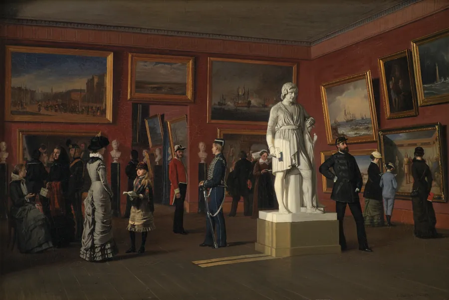 Fra Den Kongelige Malerisamling på Christiansborg Slot by C.C. Andersen