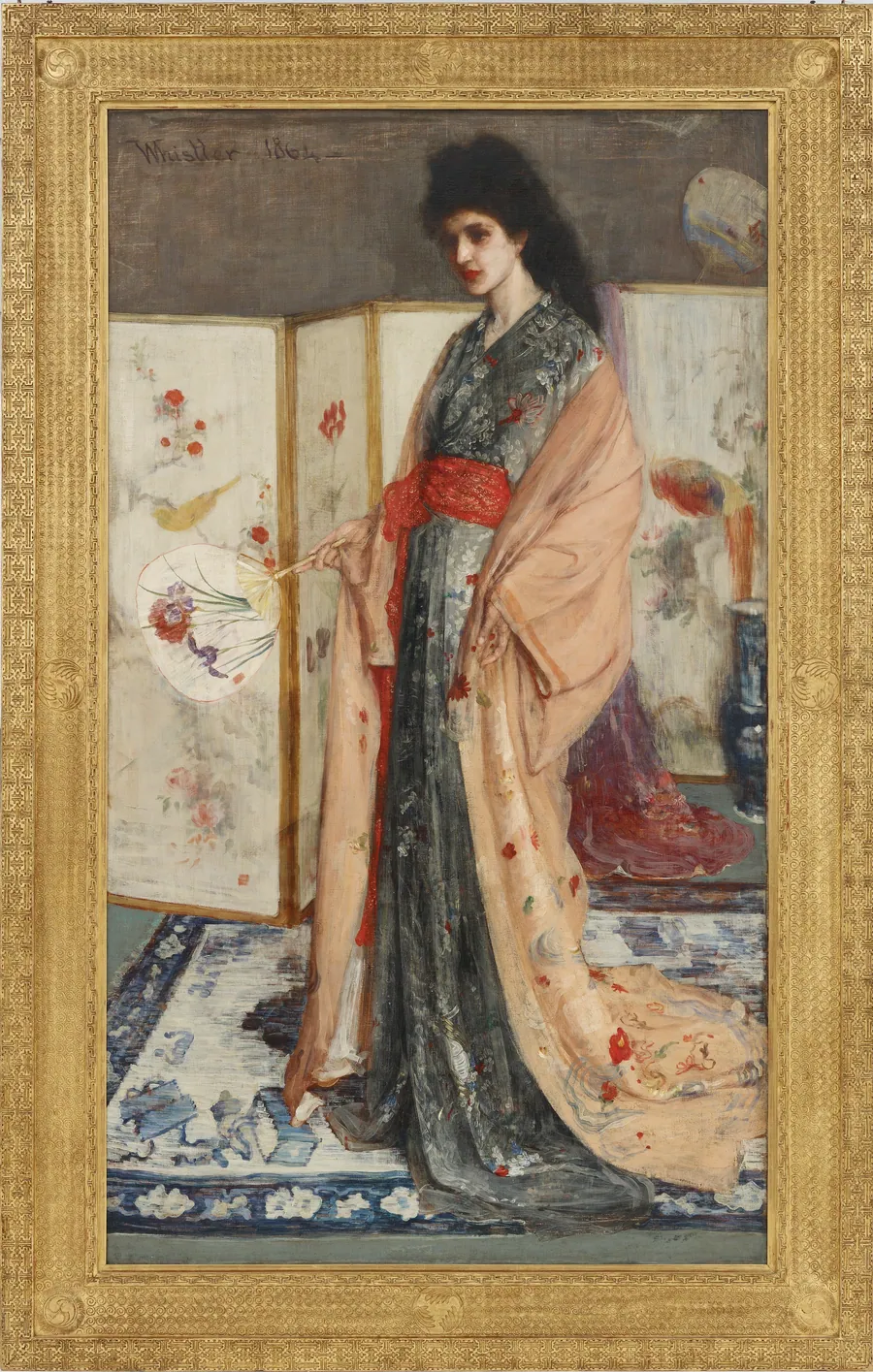 The Princess from the Land of Porcelain (<em>La Princesse du pays de la porcelaine</em>) by James McNeill Whistler (1834-1903)