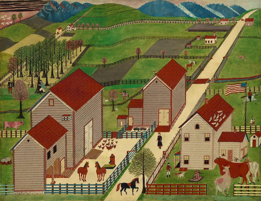 Mahantango Valley Farm by American 19th Century