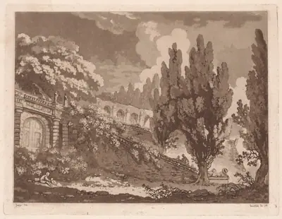 Stairs in an Italian Garden