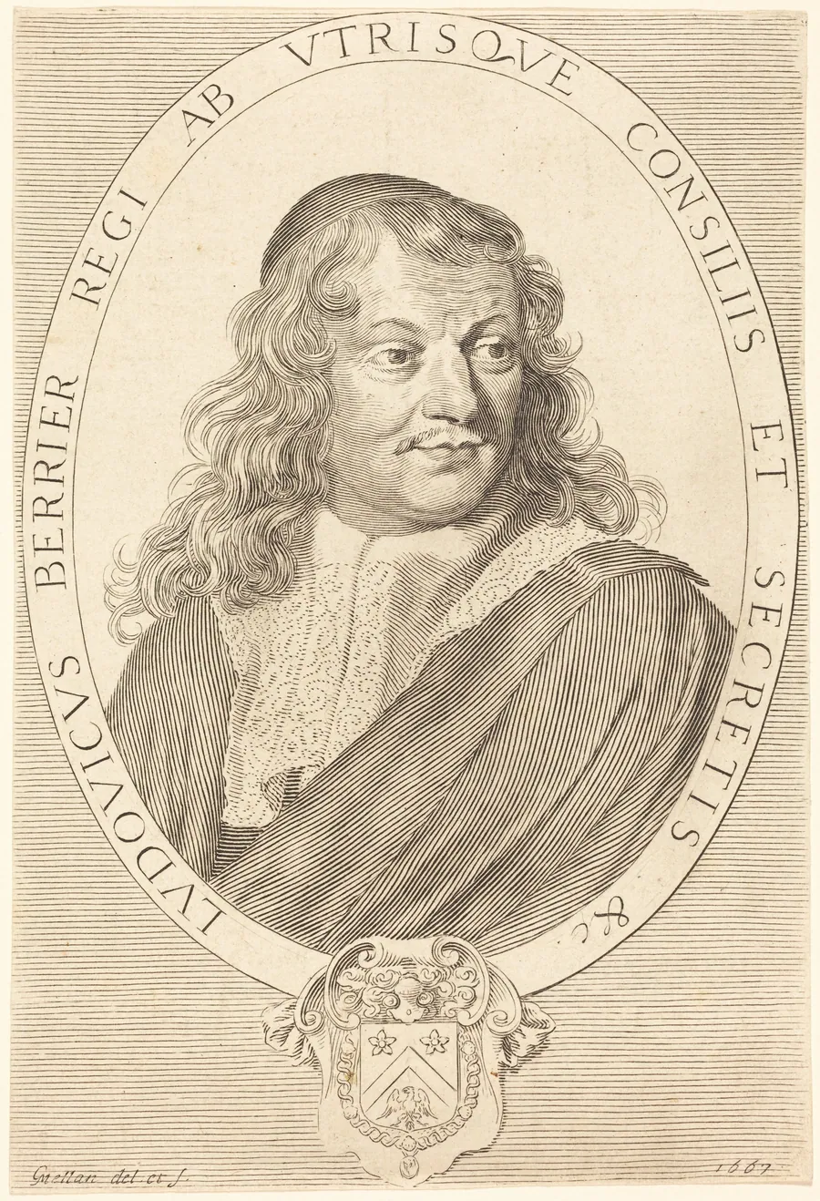 Louis Berryer by Claude Mellan