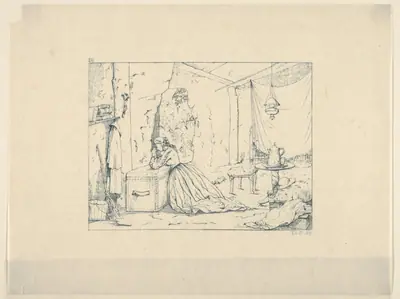 Cave Life in Vicksburg during the Seige (from Confederate War Etchings)